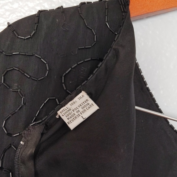 Lawrence Kazar Sequined Dress made in India size Large - Picture 9 of 12